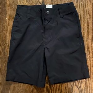 Black Under Armor shorts, 6Y boys